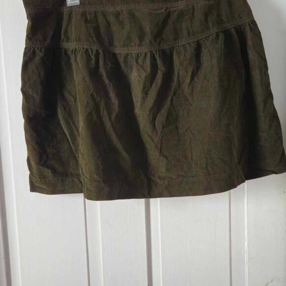 American Eagle Green Corduroy Short Skirt Sz XL/18 - Picture 3 of 3